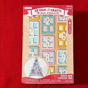 12 Days of Crafts Holiday Advent Calendar - Multicolor, NWT